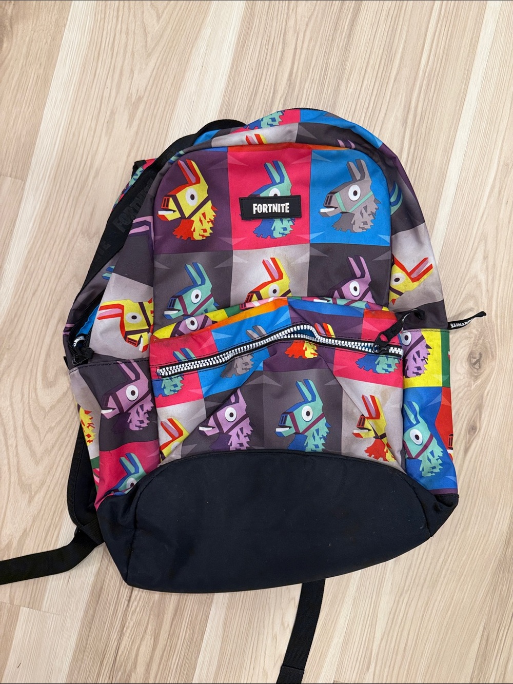 Fortnite Kids Multicolor Llama Backpack
